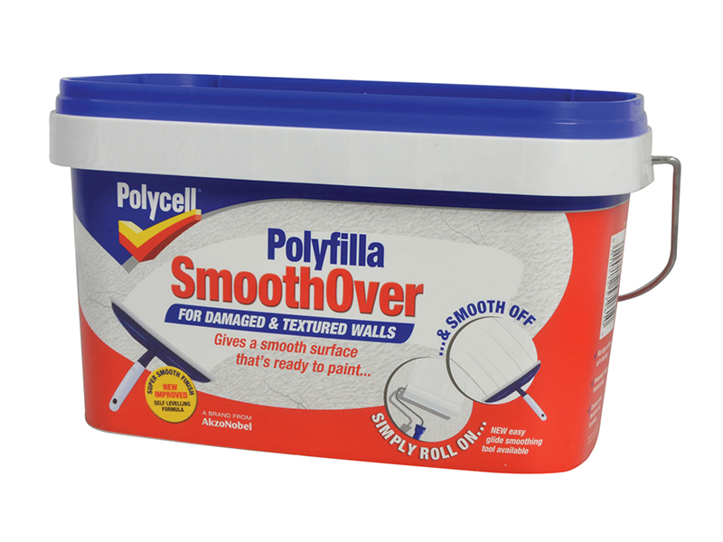 POLYCELL SmoothOver Damaged/Textured Walls 2.5L - HiC Stornoway